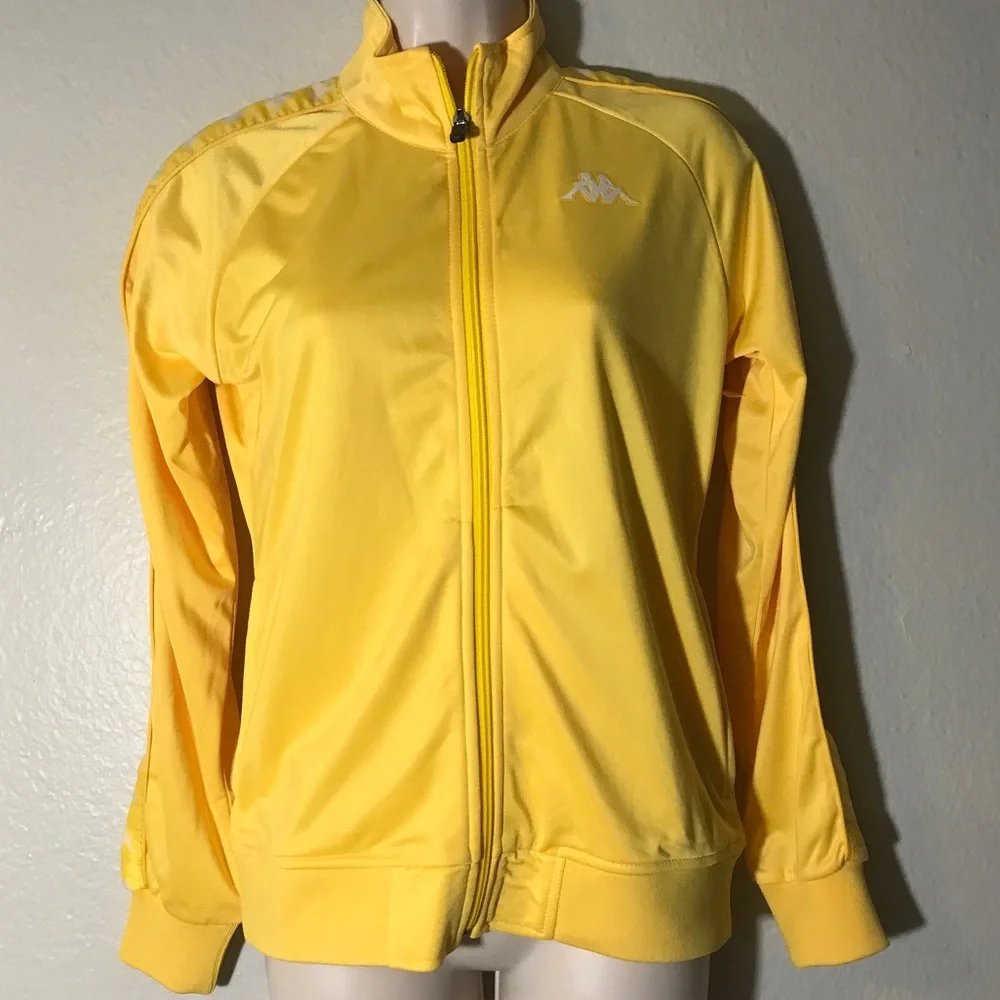 Women’s KAPPA yellow BANDA ANNISTON JACKET NWOT! Great condition! - Picture 8 of 8